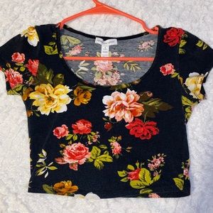 Floral Crop top